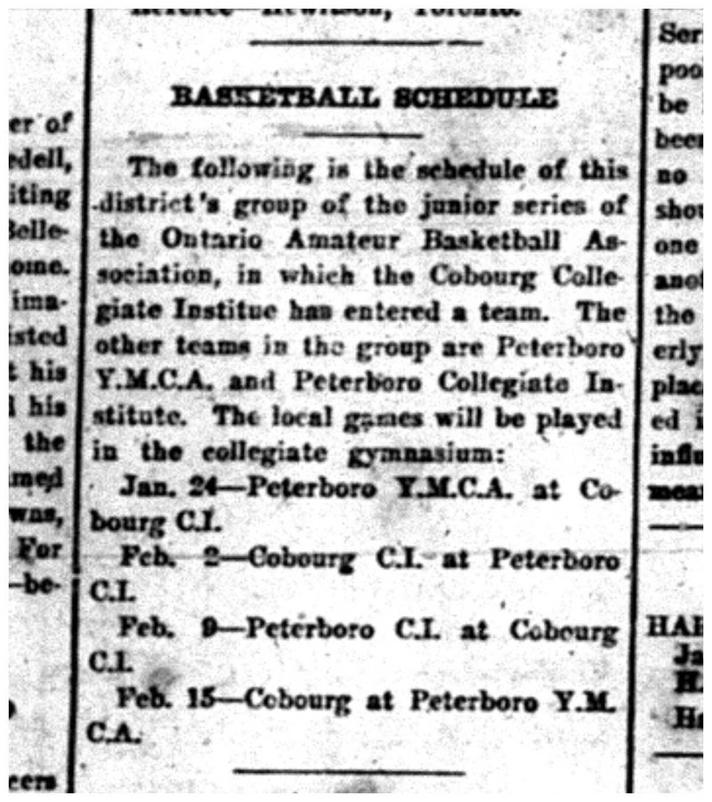 1918-01-18 Basketball