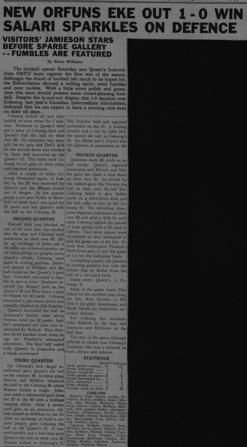 Football -Galloping Ghosts -1949 -A03 -Season