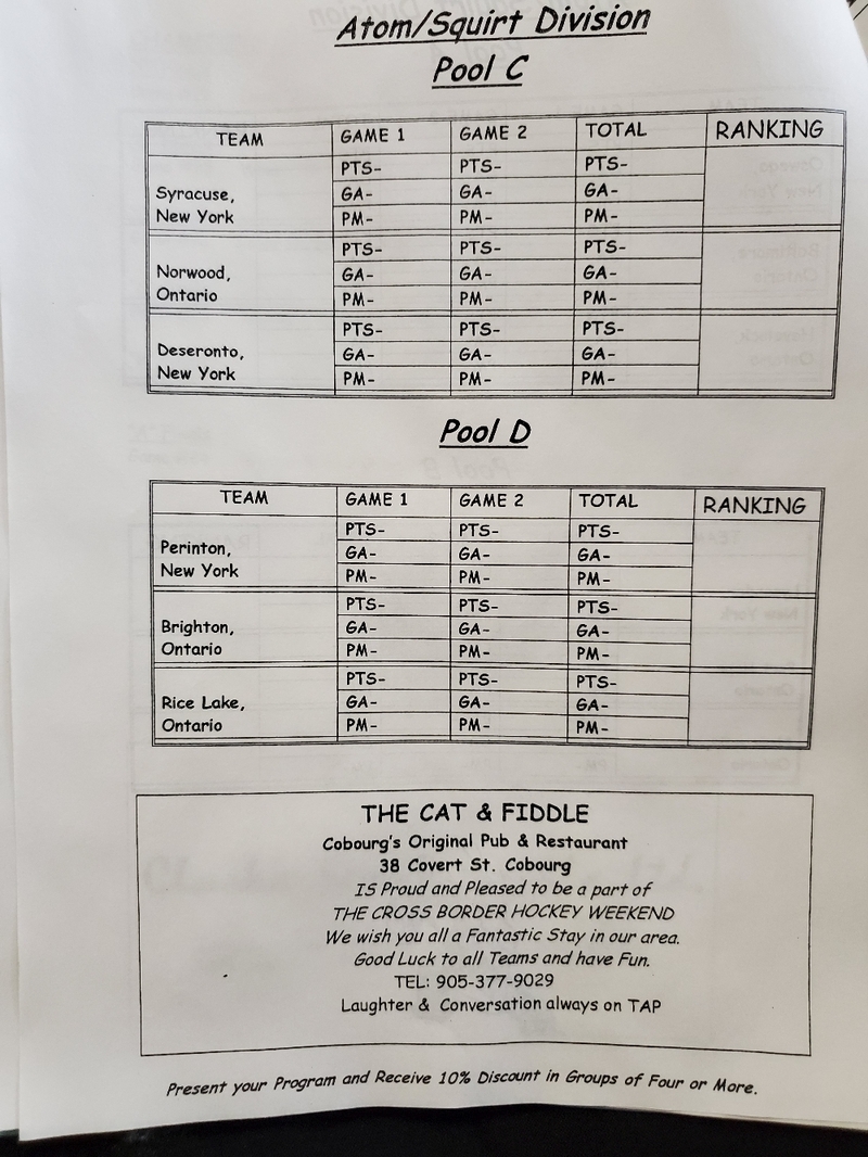 Youth Hockey Memorabilia