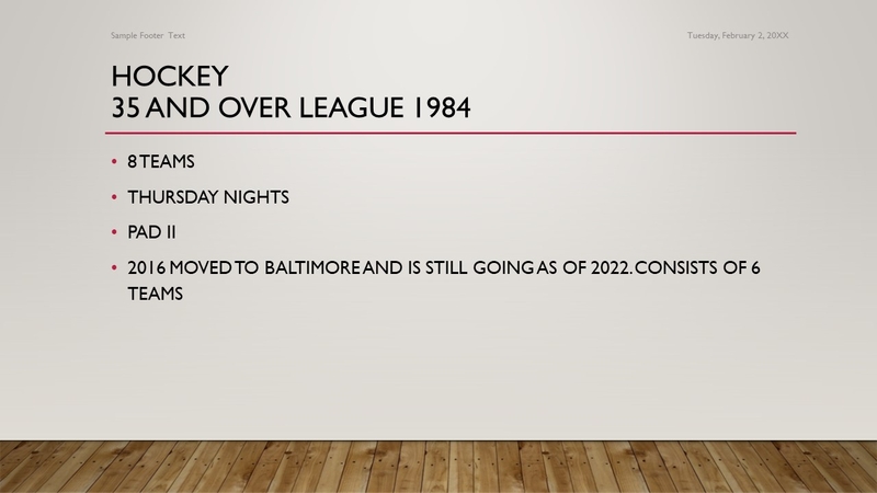 Leagues introduced and taken over