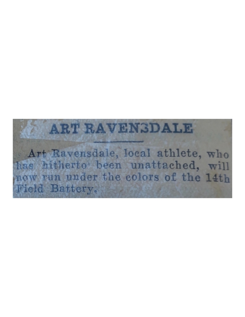 AR005-1931-08-13 Track and Field -Arthur Ravensdale -Marquette University