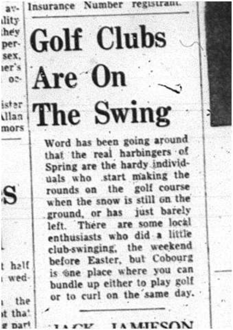 1964-04-01 Golf -Golf Clubs
