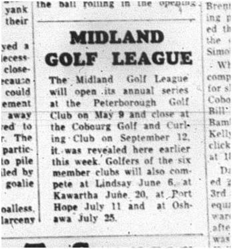 1964-04-15 Golf -Midland Golfing League