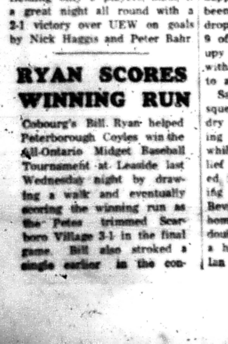 1965-08-18 Baseball -Boys-Cobourg vs Peterborough