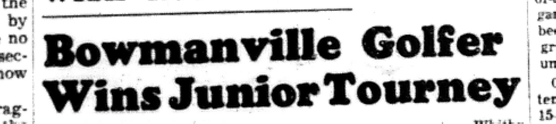 1965-09-01 Golf -Boys-Bowmanville Golfer Wins Cobourg Tournament-A