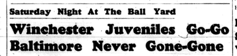 1966-06-07 Softball -Men -CMSL-Winchester vs Baltimore-A