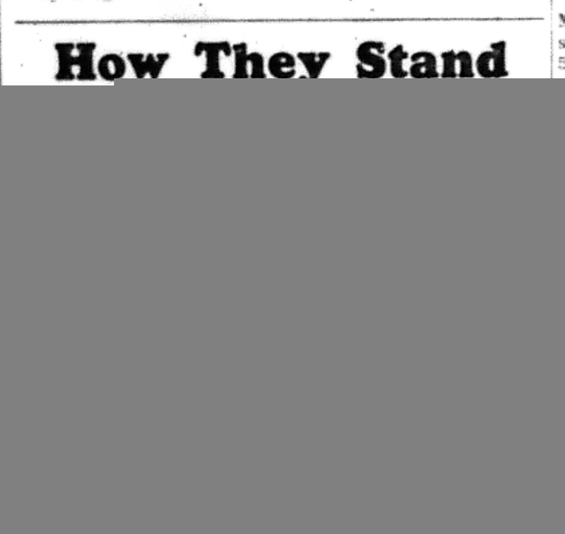 1966-06-15 Softball -Men -CMSL Standings