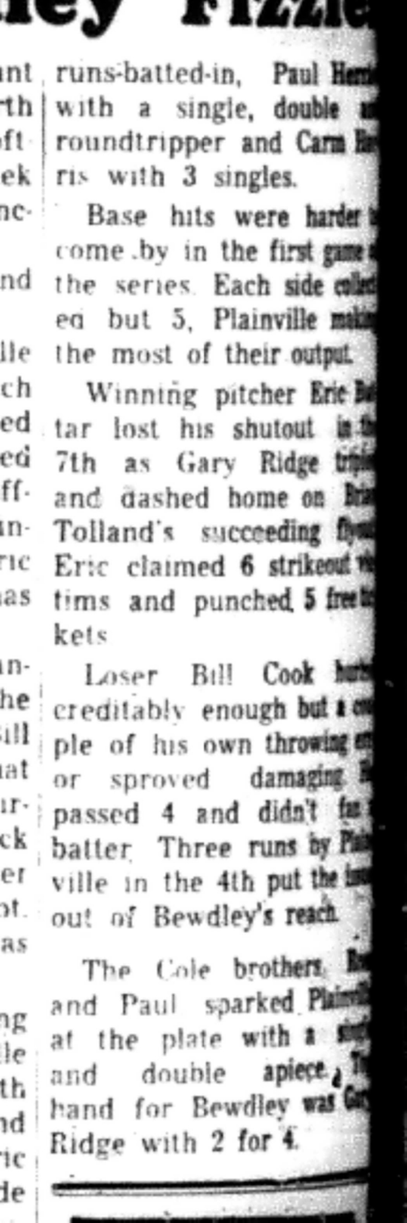 1966-08-10 Softball -Men -HTSL-Plainville vs Bewdley-C