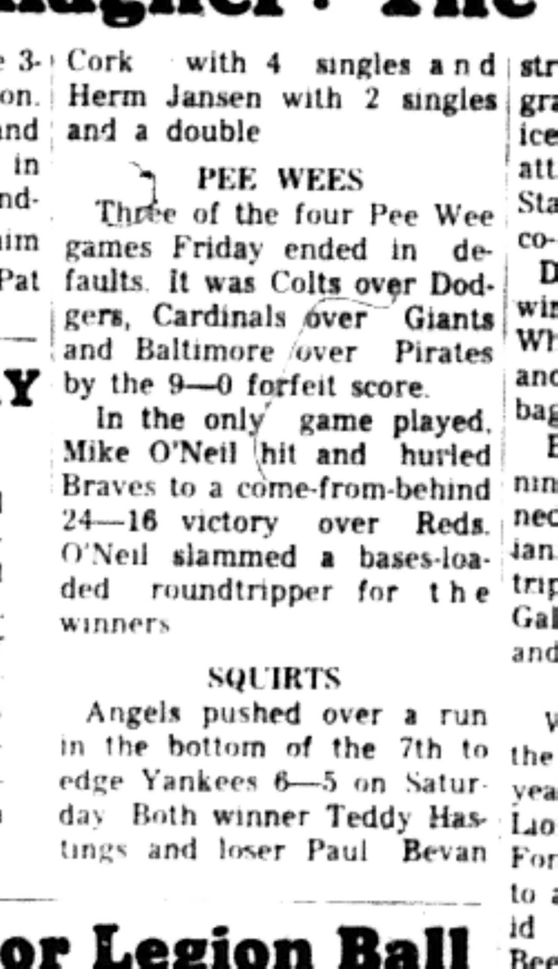 1966-08-24 Softball -Boys -CLMSL-Jets vs Baltimore-D