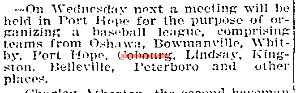 1900-03-30 Baseball -Area league organizing