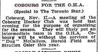 1900-11-17 Hockey -Intermediates meeting for OHA team