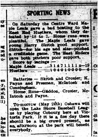 1913-05-28 Baseball -Town League