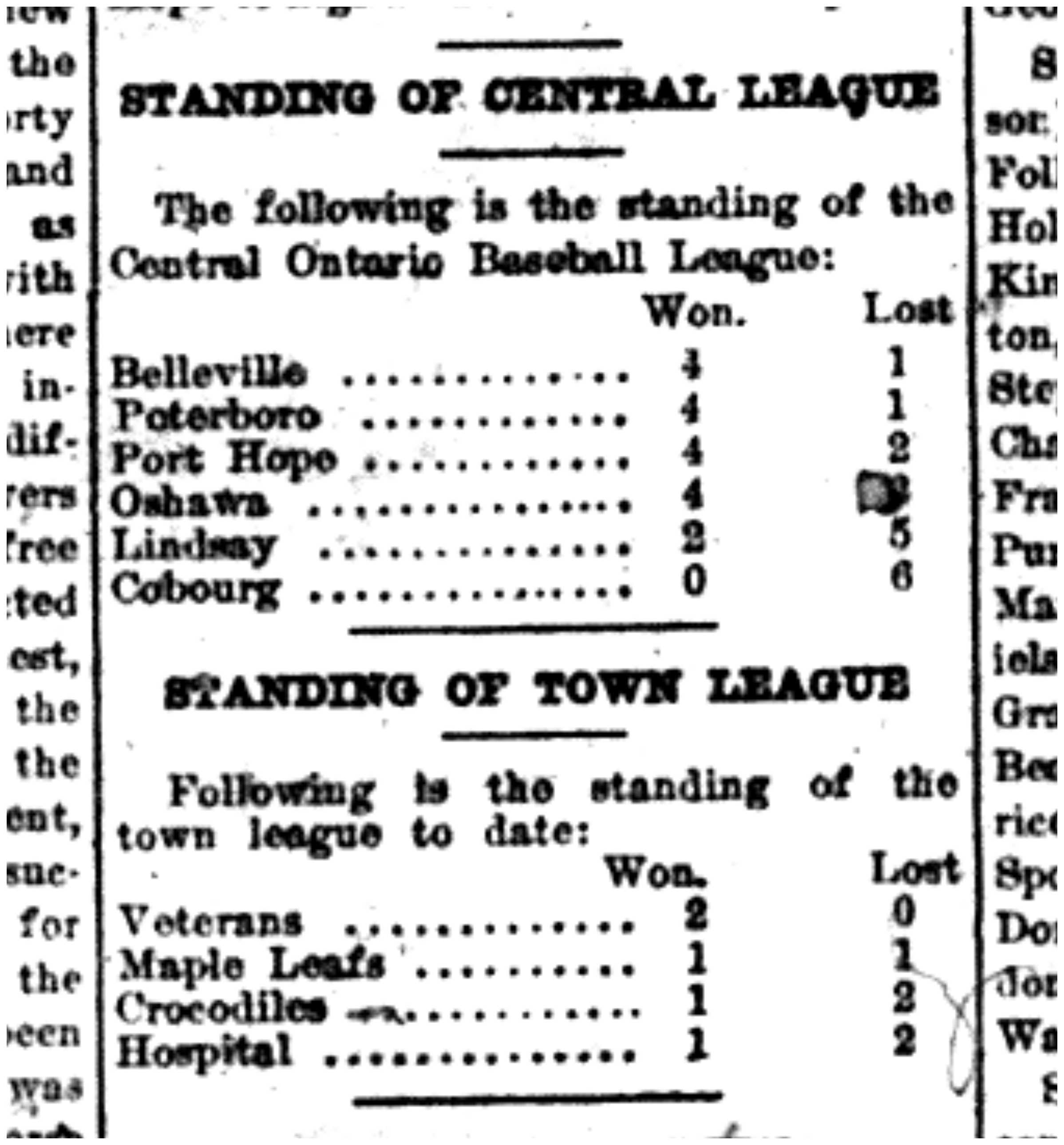 1919-07-04 Baseball -standings