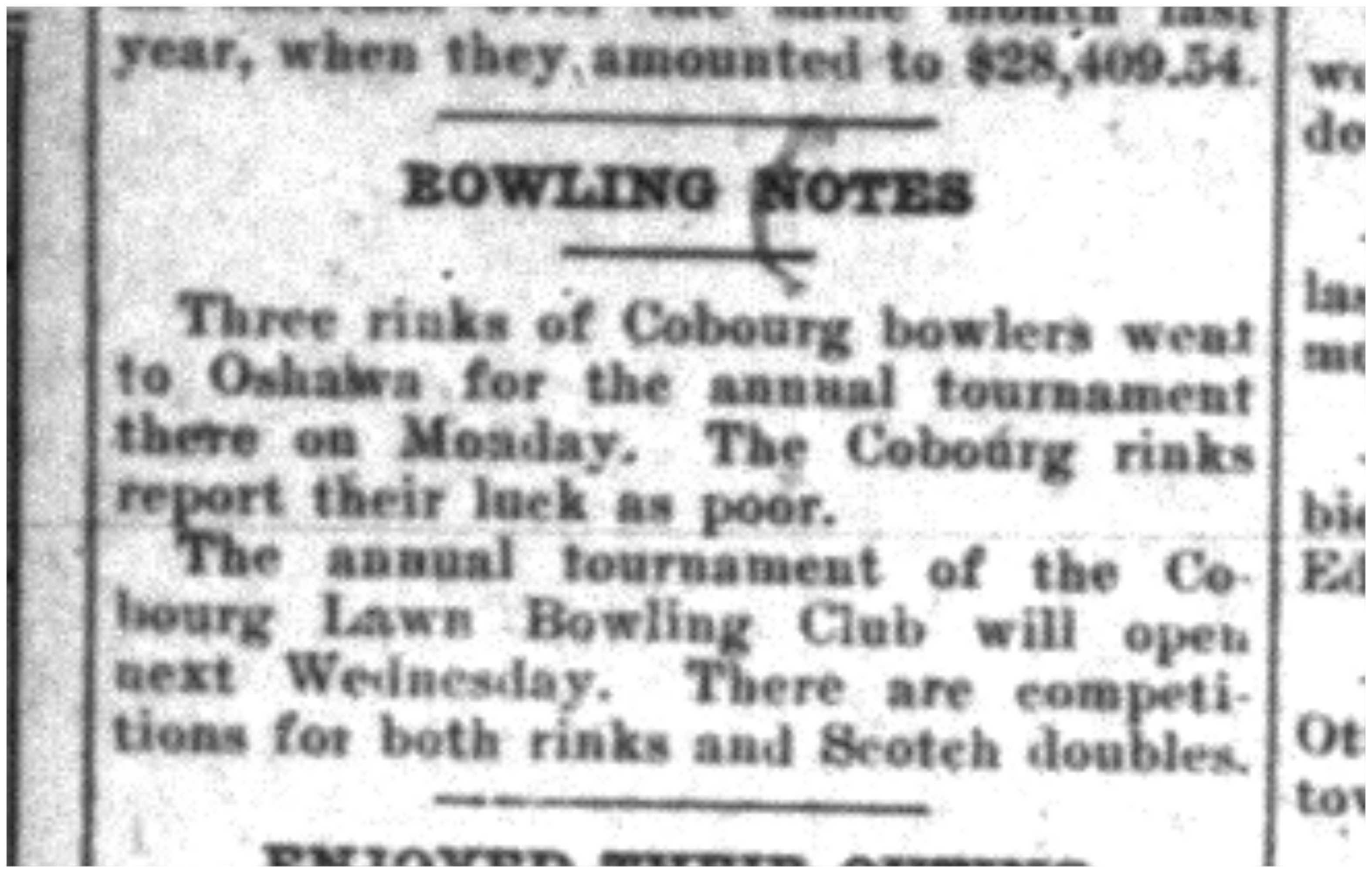 1923-07-05 Lawn Bowling