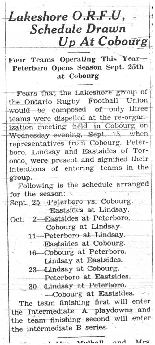 1937-09-23 Football - GG Schedule