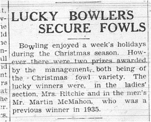 1937-12-30 Bowling -Xmas prizes