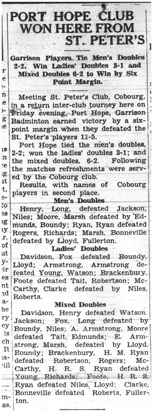 1938-04-07 Badminton