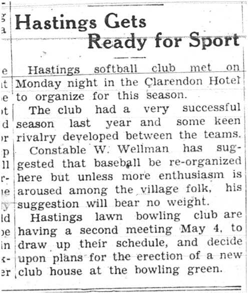 1938-04-28 Softball -Hastings organizing