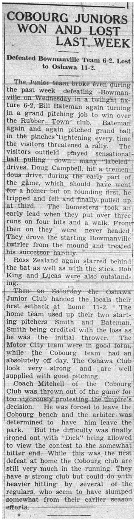 1938-06-23 Baseball -Juniors