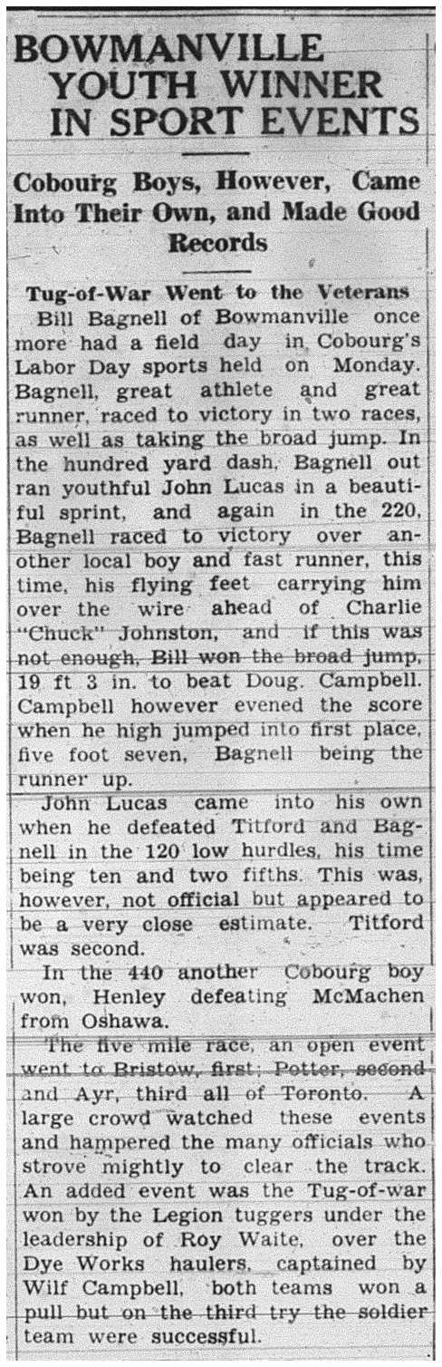 1938-09-08 Sports -Labour Day Games