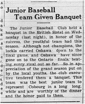 1938-09-29 Baseball -Juniors banquet