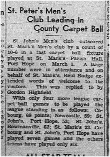 1939-03-09 Carpetball -St Marks vs St Johns