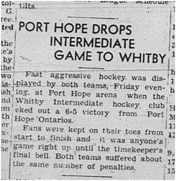 1940-01-11 Hockey -Intermediates PH vs Whitby