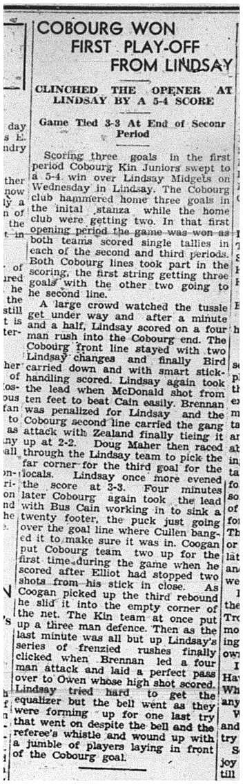 1940-02-29 Hockey -Kin Juniors vs Lindsay Semis 1