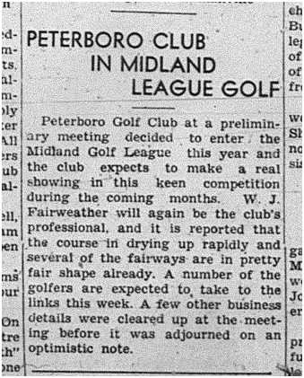 1940-05-02 Golf -Peterborough joins Midland League