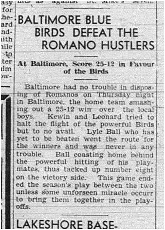 1940-07-11 Softball -Mens League at Baltimore