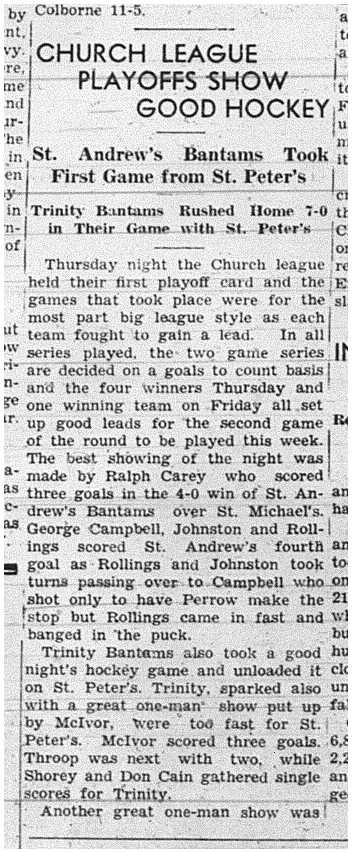 1941-02-27 Hockey -CCHL Playoffs