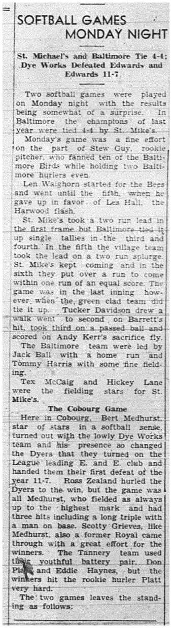 1941-06-26 Softball -Season opens for mens League