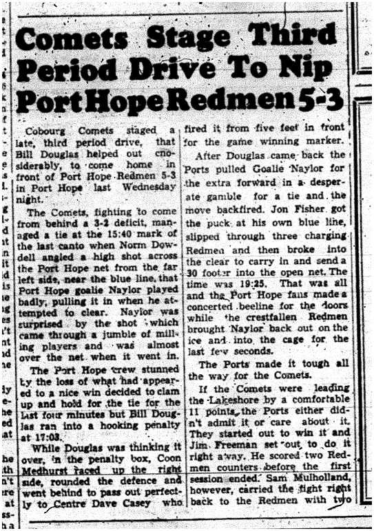 1955-01-13 Hockey -Comets vs PH