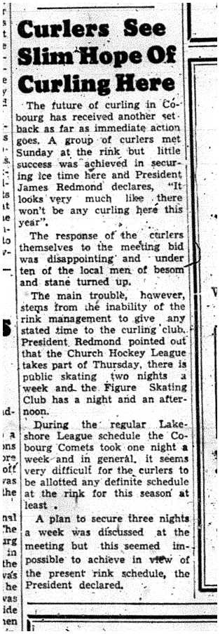 1955-02-24 Curling -No ice available