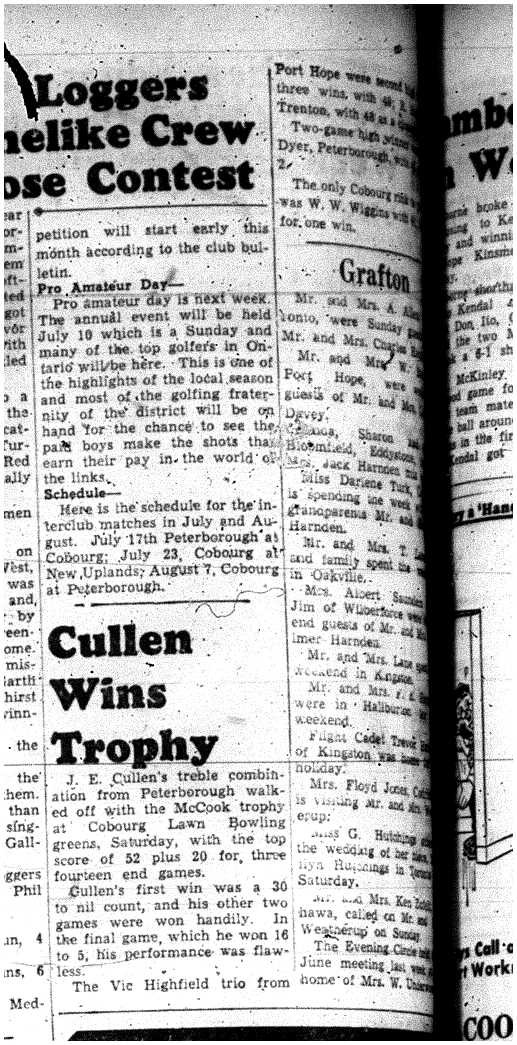 1955-07-07 Lawn Bowling -McCook Trophy