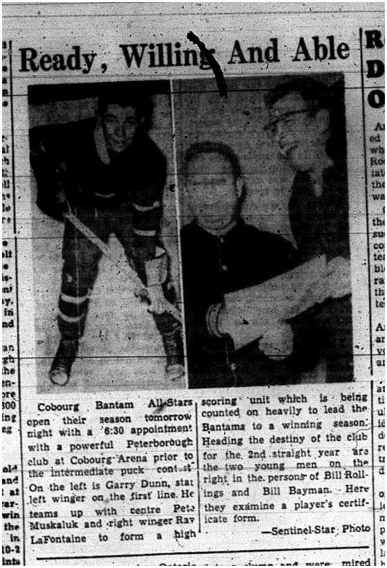 1958-01-02 Hockey -CCHL Bantam AllStars