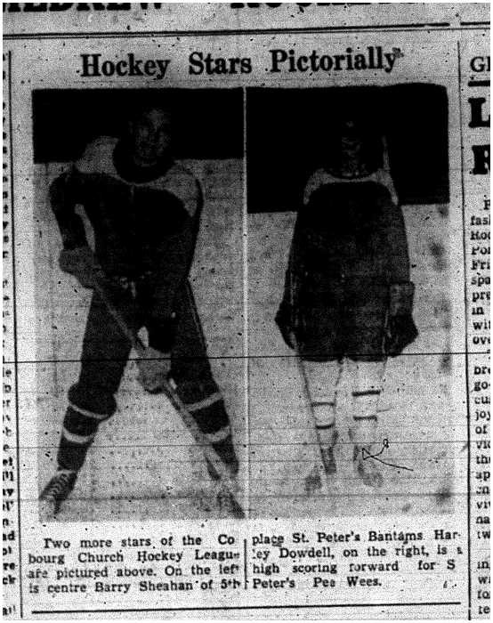 1958-01-09 Hockey -CCHL -St Peters Bantams