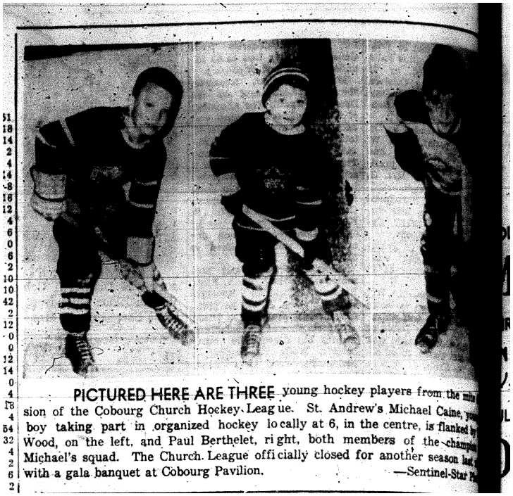 1958-04-10 Hockey -CCHL Mite players