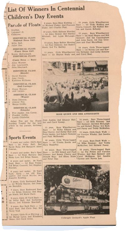 1959-07-02 Sports -Colborne Centennial-Colborne Chronicle