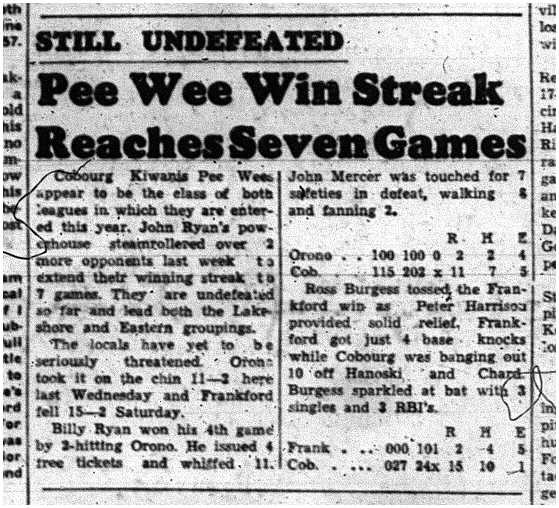 1960-06-23 Baseball -PeeWees winning