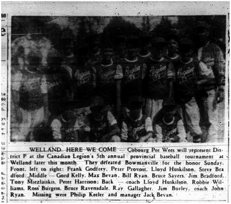 1960-08-11 Baseball -PeeWees win to make Legion Provincial