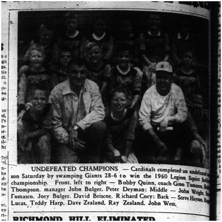 1960-09-29 Legion Cardinals win Squirt Championship pic