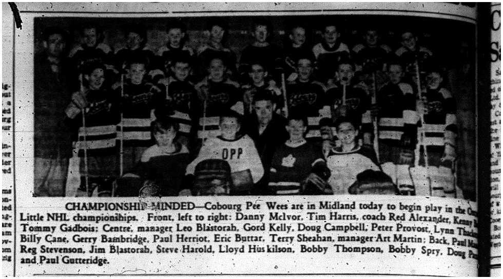 1961-04-06 Hockey -CCHL PeeWees at Little NHL