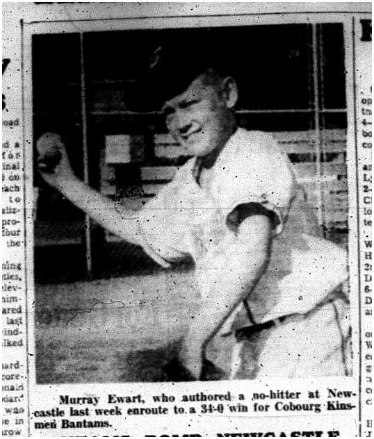 1961-06-21 Baseball -Bantams Ewart no hitter