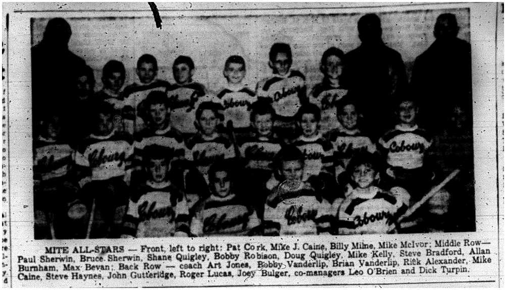 1962-02-07 Hockey -CCHL Mite AllStars Team photo