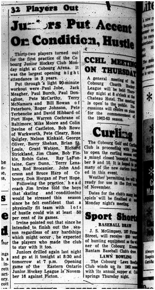 1962-10-17 Curling -season opens with mixed bonspiel
