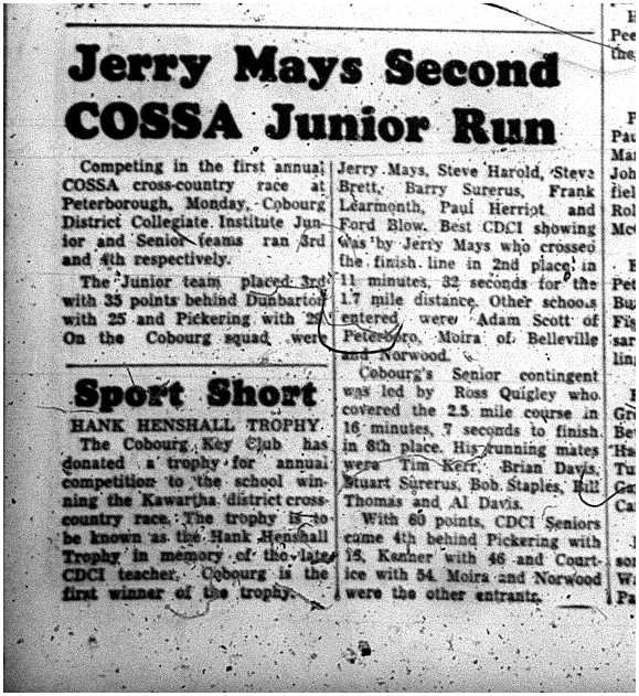1962-10-31 School -CDCI in COSSA x-country race