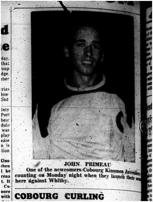 1962-11-14 Hockey -Juveniles John Primeau