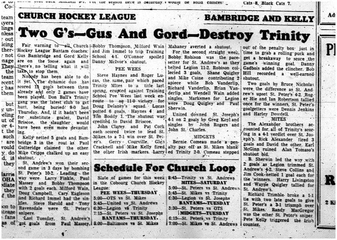 1962-11-21 Hockey -CCHL results