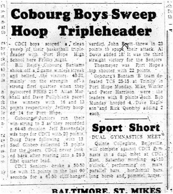 1963-01-30 School -Basketball -CDCI vs PH